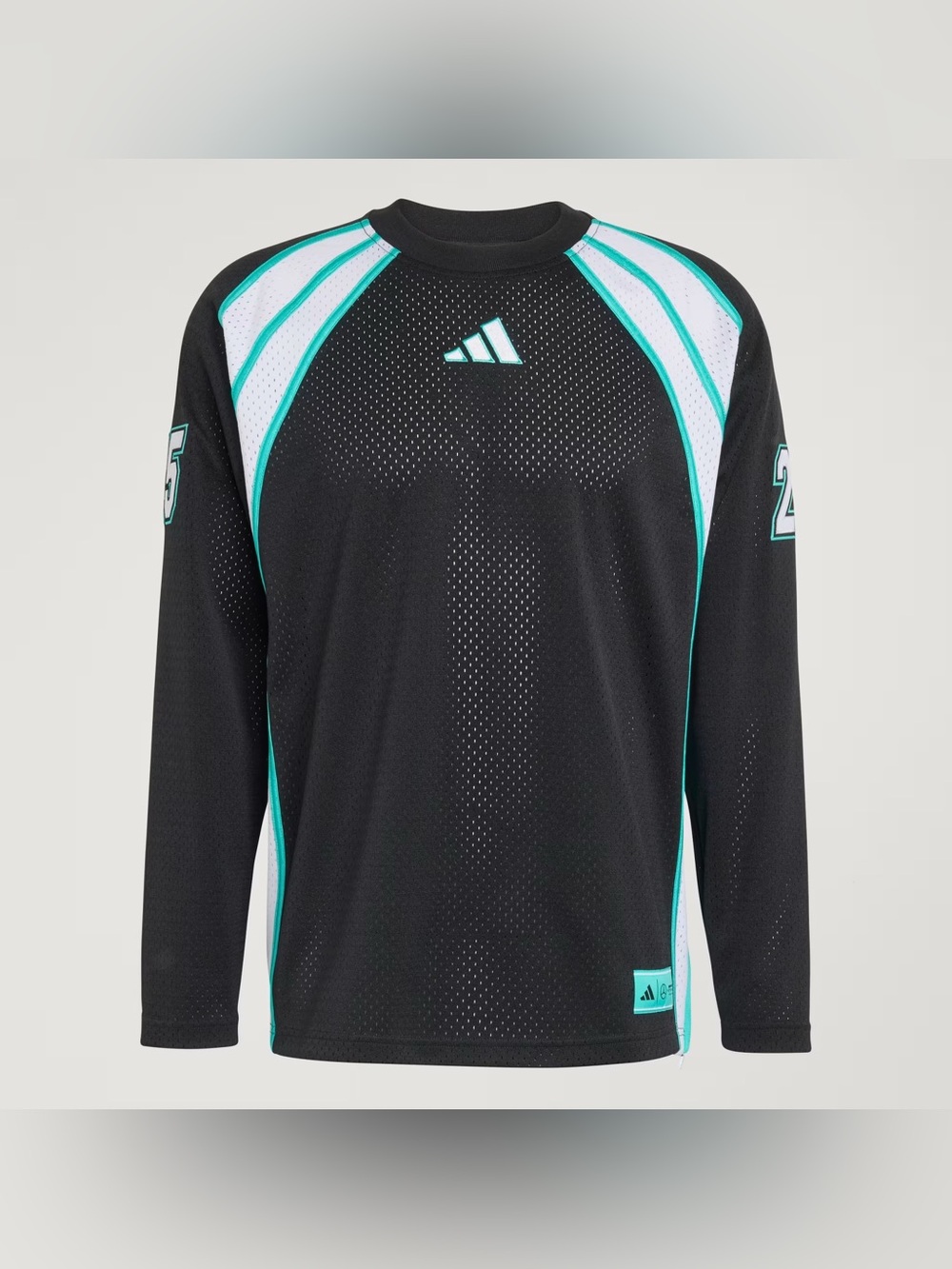Adidas x Mercedes AMG Petronas Formula One Team Las Vegas Long Sleeve Mesh Tee